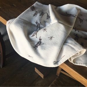 Vintage Harwood Steiger “Quail” Fabric Panel